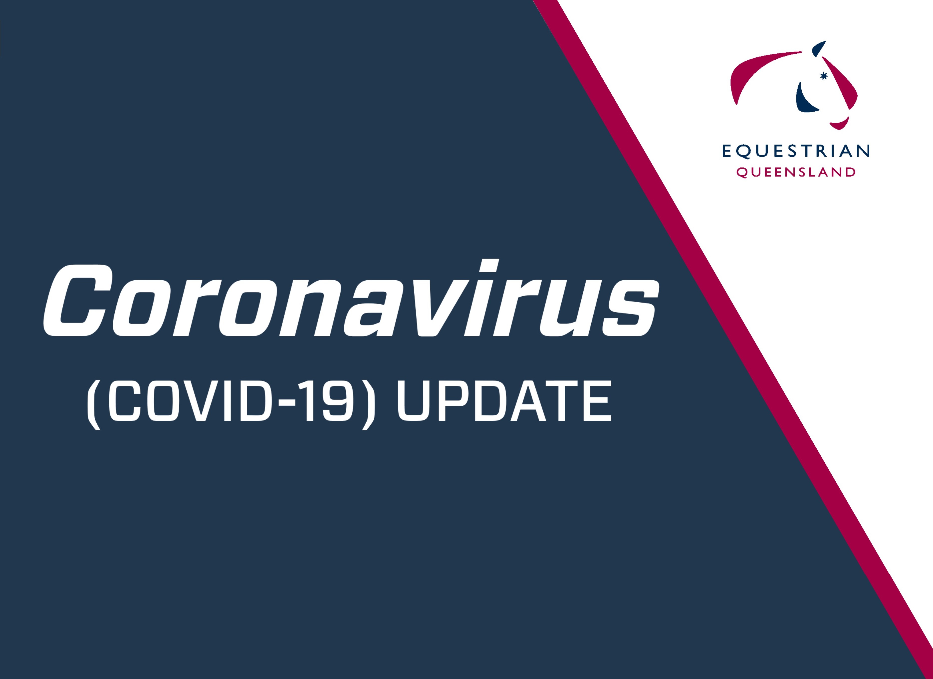 Equestrian Queensland Statement regarding Coronavirus (Covid19